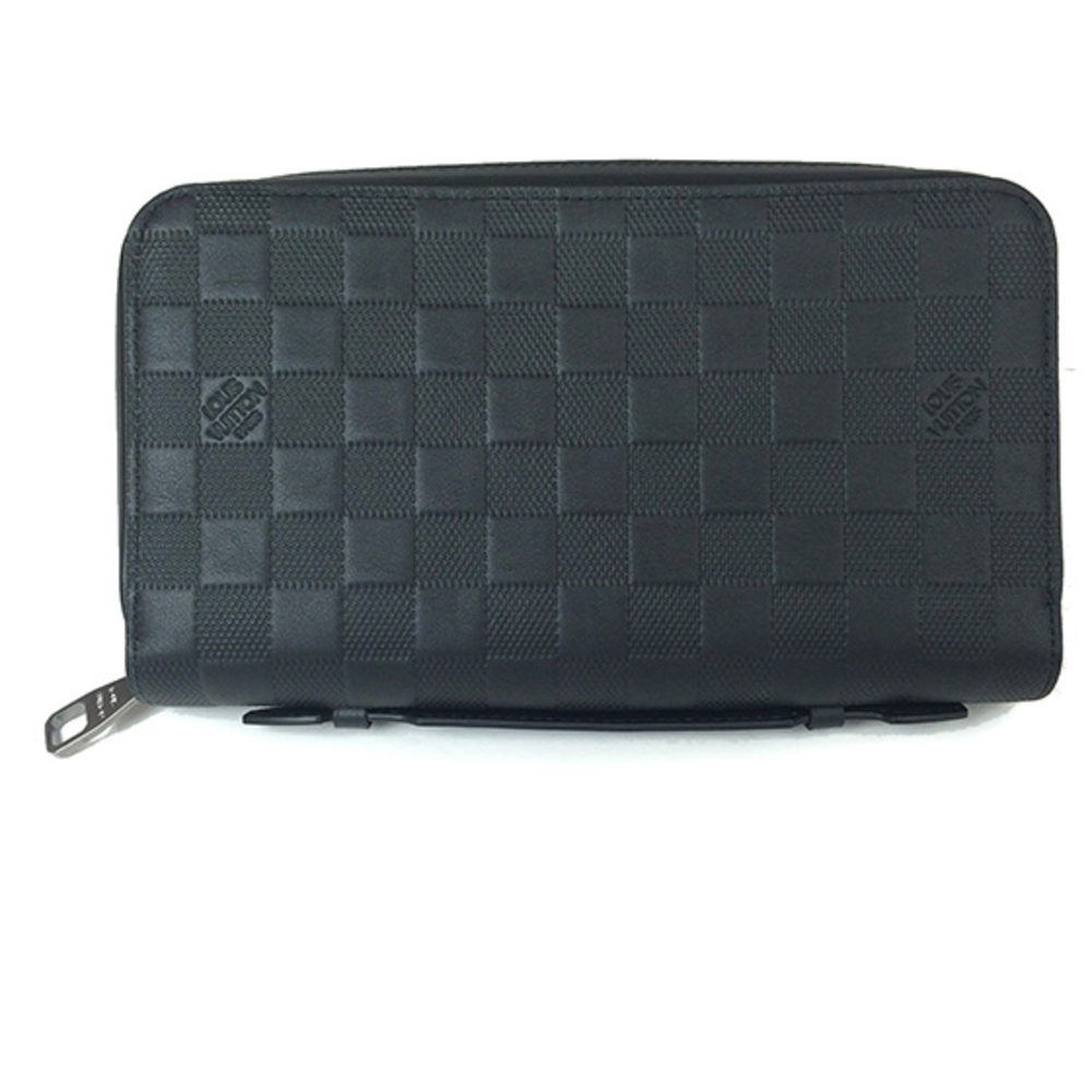 Louis Vuitton Damier Infini Zippy XL Round Zipper Handle Long Wallet